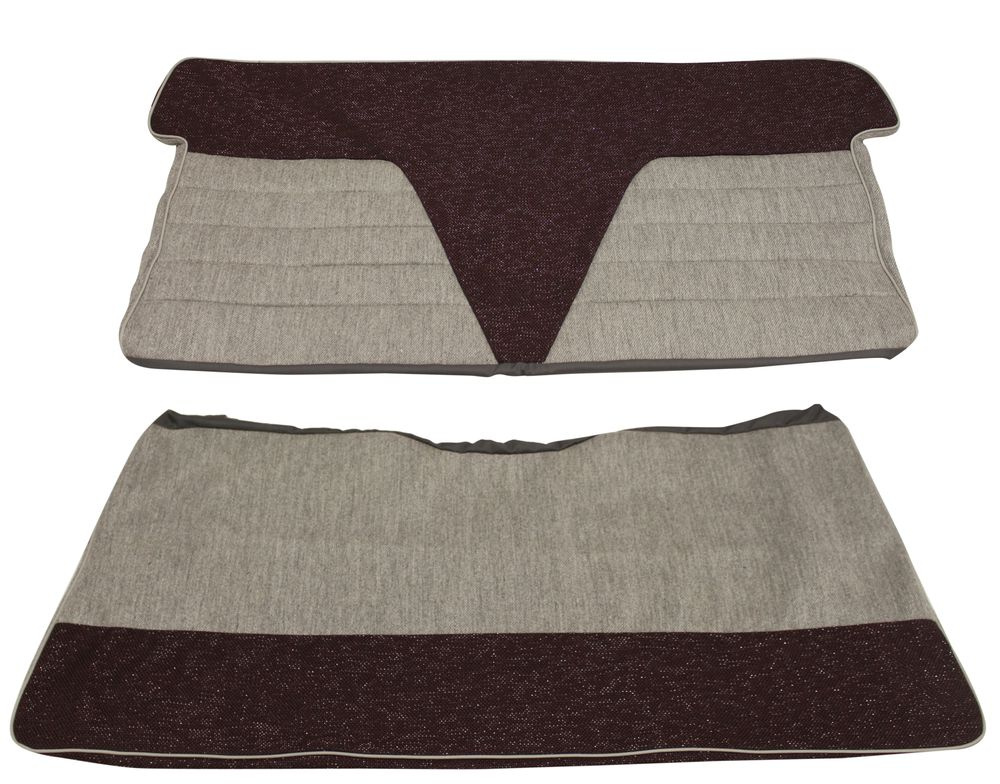 Bezug Sitz hi 444LS 57-58 rot/grau