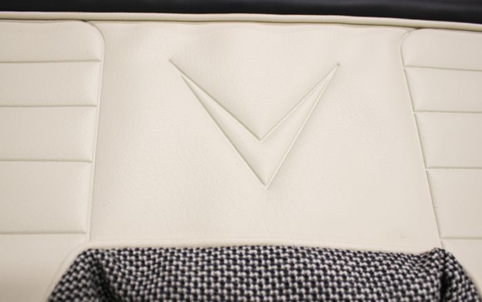 Bezug Sitz hi 120 4tg 57-58 grau/schwarz