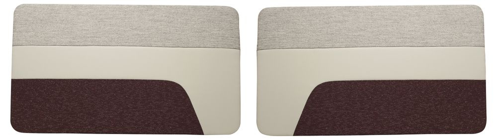 T�rverkleidung 444LS 1957 rot/grau li