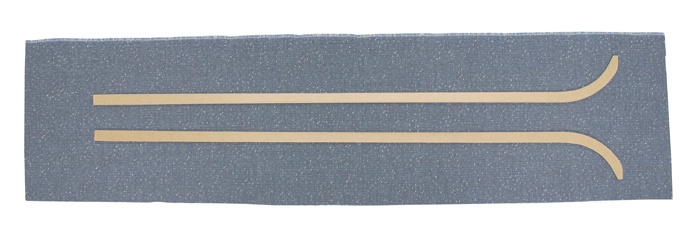 Verkleidung B-S�ule 444KS/LS 56-57 grau