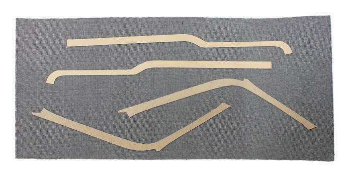 Verkleidung �ber T�r 445G-M 57-58 schwar