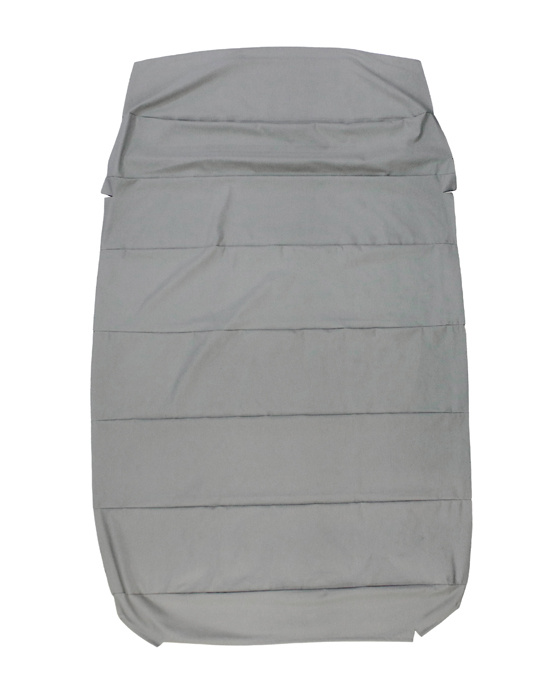 Dachhimmel 445 van -57 Stoff gerauht gra