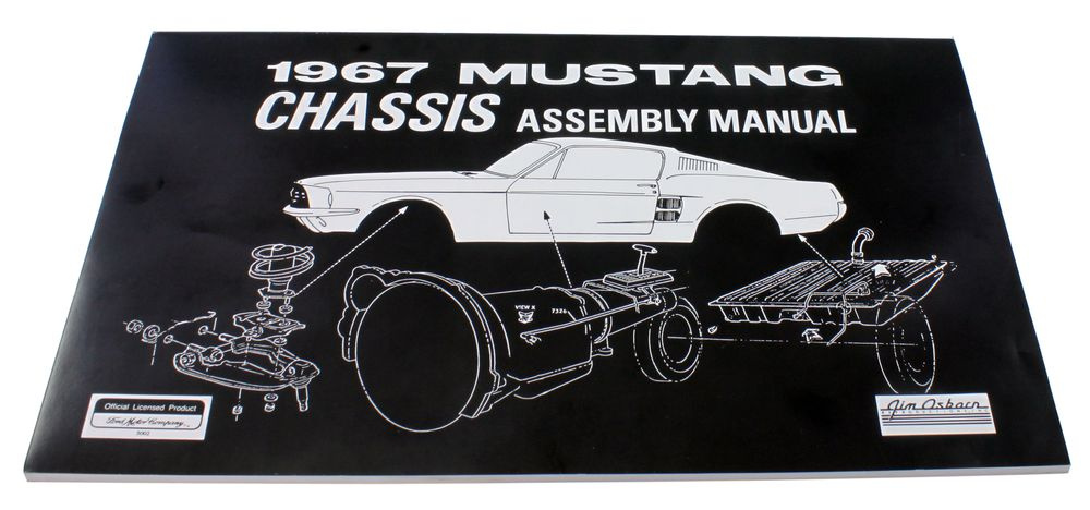 Werkstatthandbuch Chassi Mustang 1967