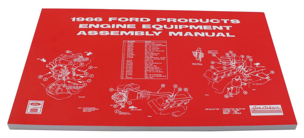 Werkstatthandbuch Motorraum Mustang 1966