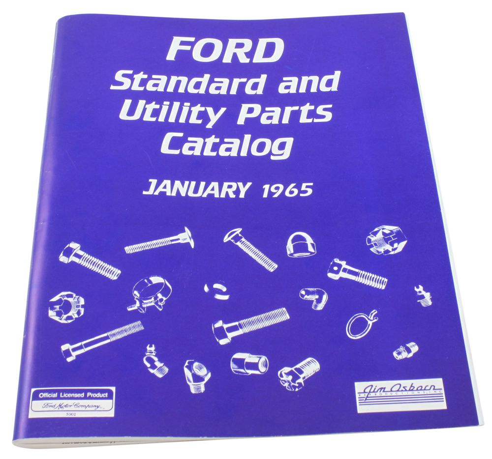 Catalog 1965 Ford Std & Utility parts