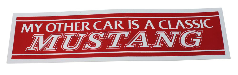 Dekal My other car..Mustang