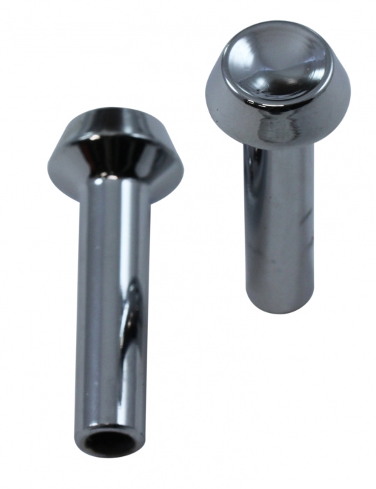Schlossknopf T�r 67 verchromt