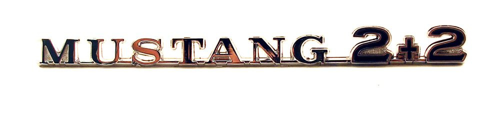 Emblem Mustang 2+2 65-66
