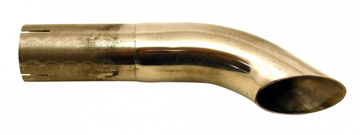 Auspuffendrohr Standard doppelt rostfrei