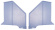 Verkleidung Spritzwand 64-65 CP/FB blau