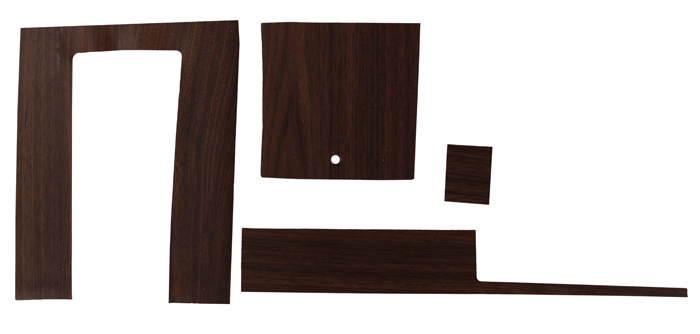Wood grain tape set console 65-66