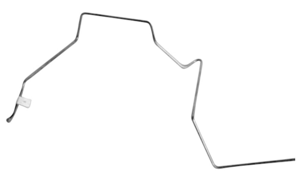 Fuel line tank to pump Must. 64-66 steel