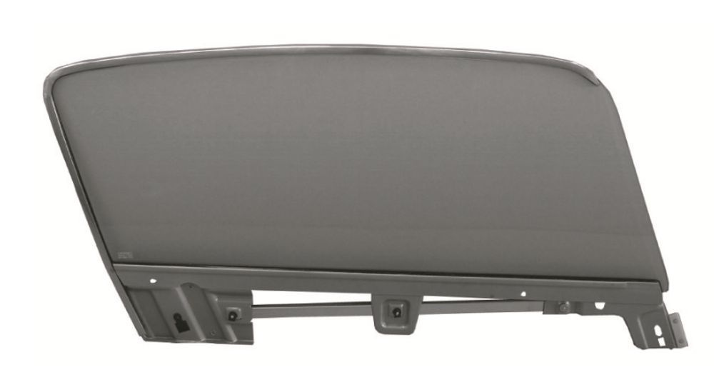 Glas T�r klar mit Rahmen & Halterung 67-