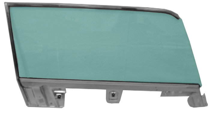 Glas T�r get�nt mit Rahmen & Halterung 6