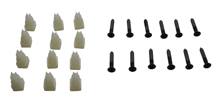 Door grill mount kit Mustang 67