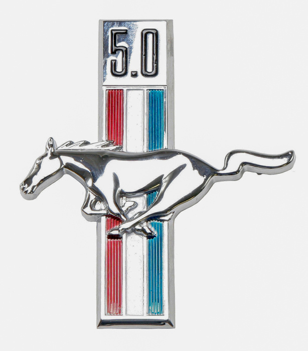 5.0 Running Horse Emblem LH