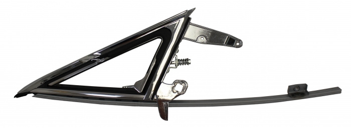 Vent window 1967 clear with frame RH