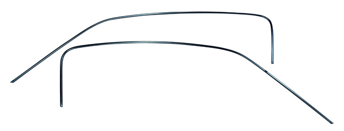 Regenrinne 67-68 FB paar, Edelstahl