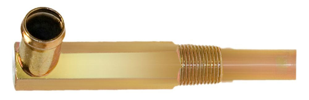 Anschlusstutzen Ford BB 67-70 Chrom