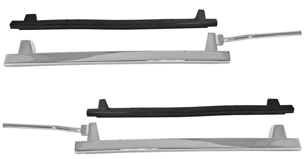 Halter Seitenscheibe hi 69-70 FB