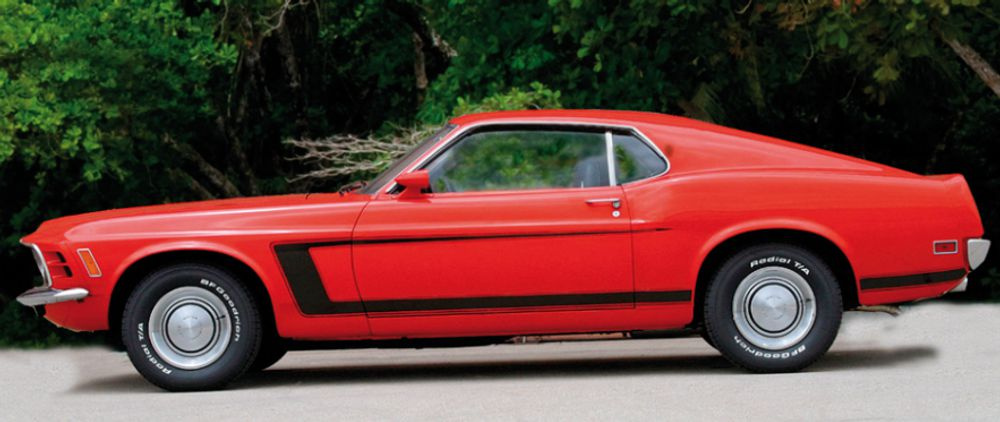 Streifensatz Karosse 70 C schwarz/Reflex