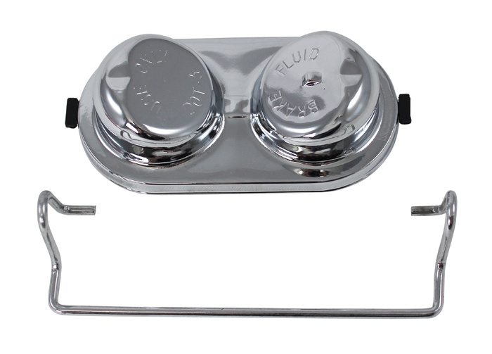 Deckel Hauptbremszyl 67-73 Chrom Trommel