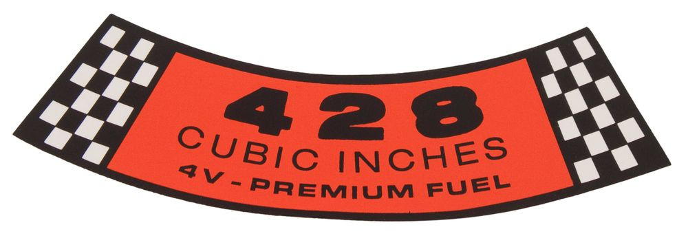 Dekal Luftfilter Ford 428 4V 1968