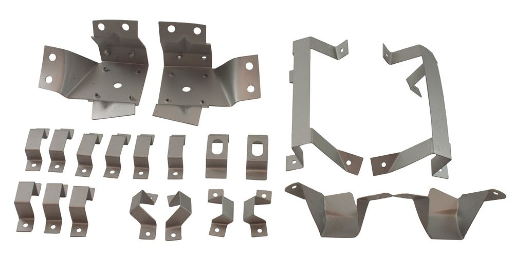 Trim bracket set Mustang 67-68 FB 21 pc