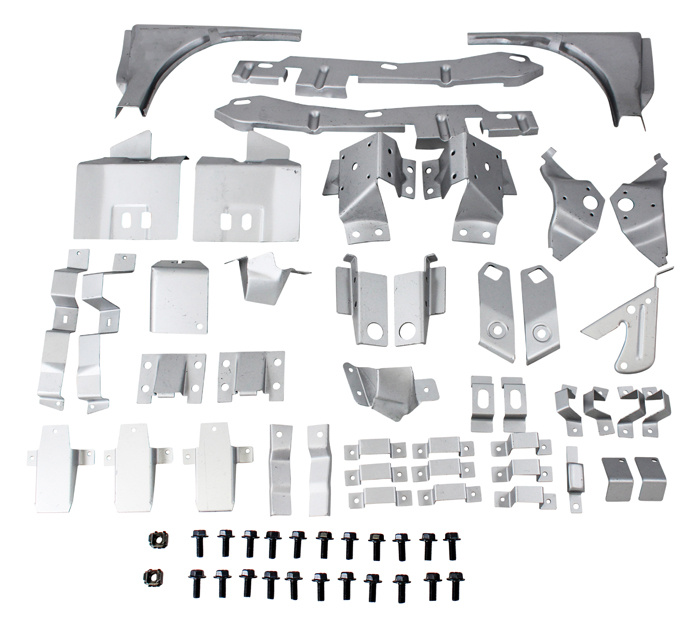 Bracket kit Mustang 65-66 floor