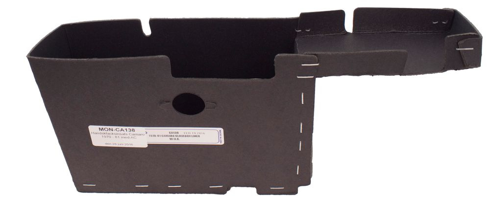 Glove box liner Camaro with AC