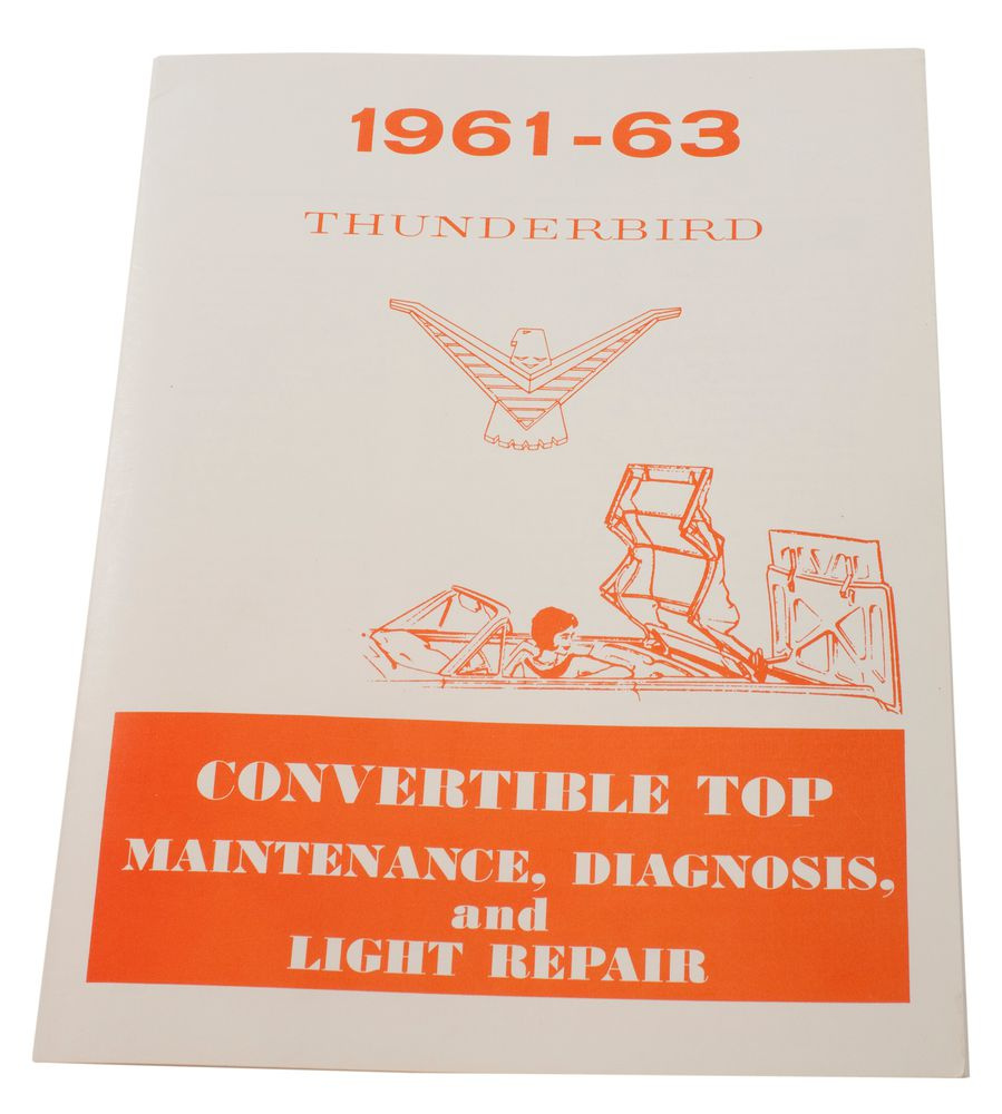 Fachbuch Cabrioverdeck Thunderbird 61-63