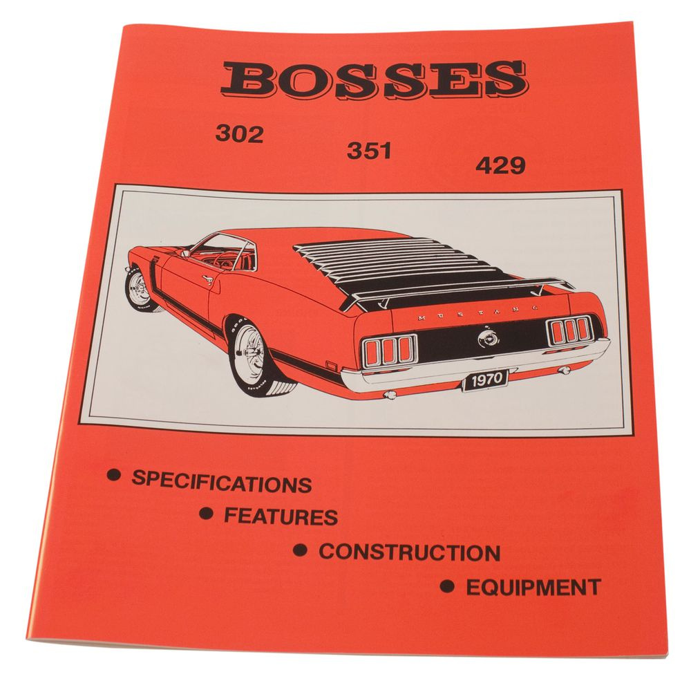 Specifications BOSS 302/351/429