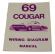 Wiring diagram Cougar 69