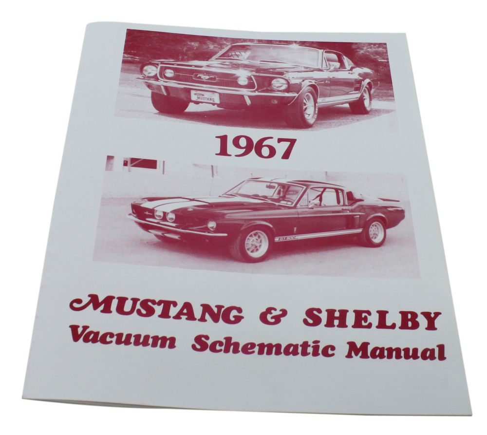 Fachbuch Vakuumschema 67 Mustang