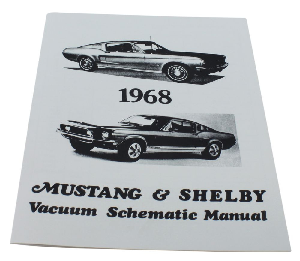Fachbuch Vakuumschema 68 Mustang