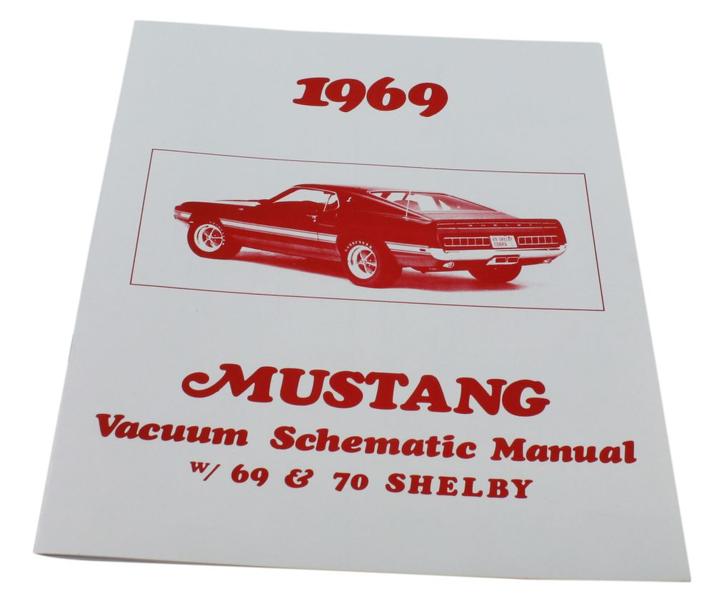 Fachbuch Vakuumschema 69 Mustang