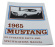 Fachbuch mit Bildern Mustang 1965