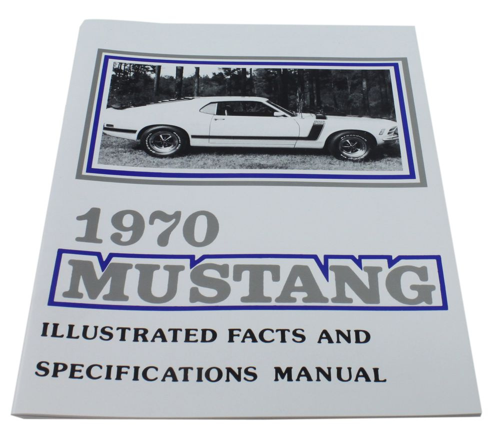 Fachbuch mit Bildern Mustang 1970