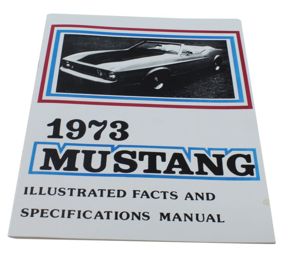 Fachbuch mit Bildern Mustang 1973