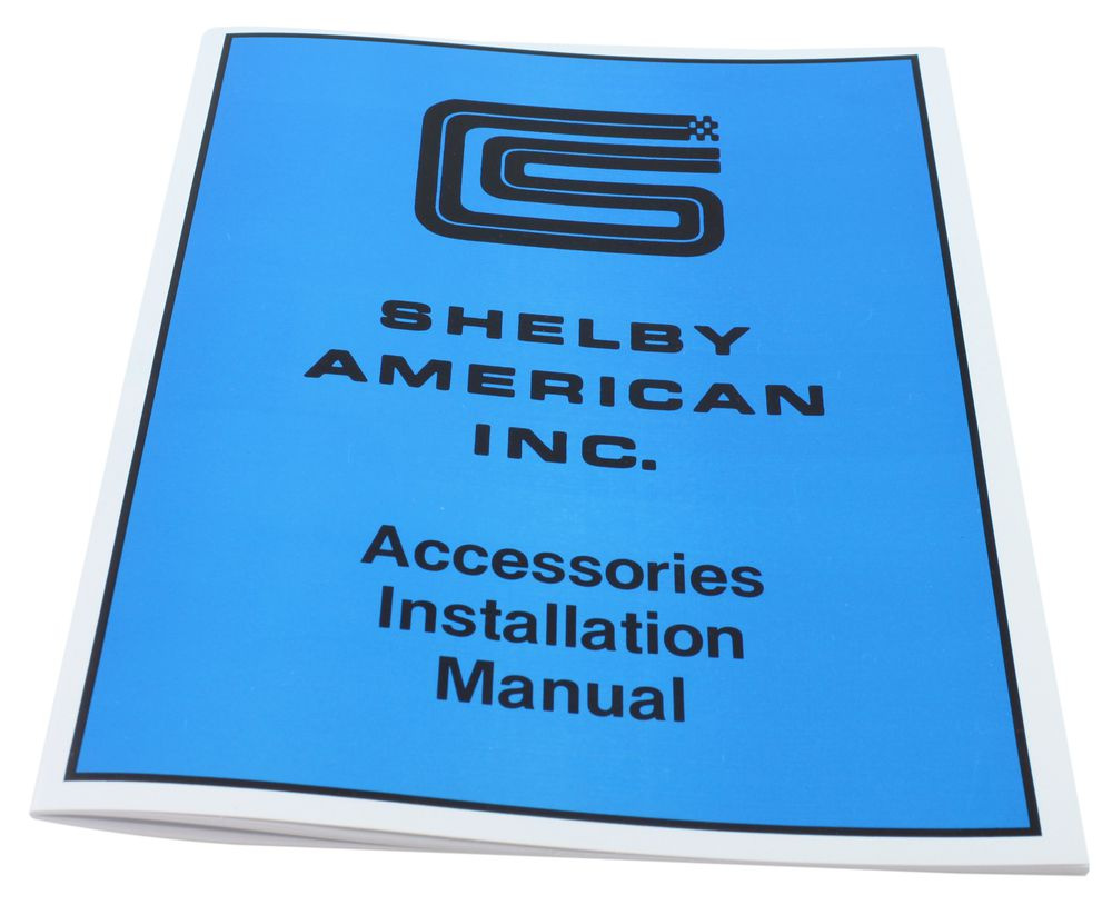 Manual Shelby America Zubeh�r