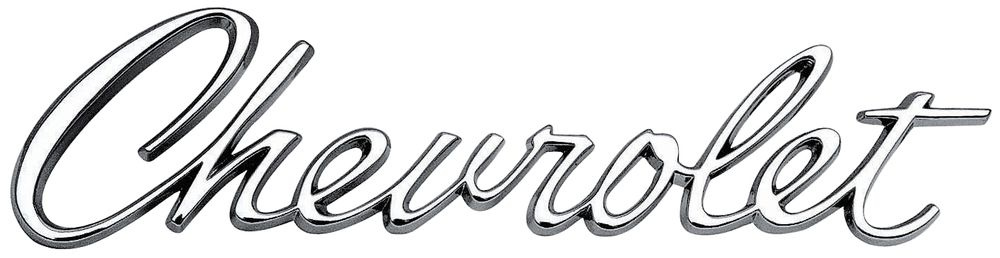 67 Chevrolet Header / Trunk Emblem