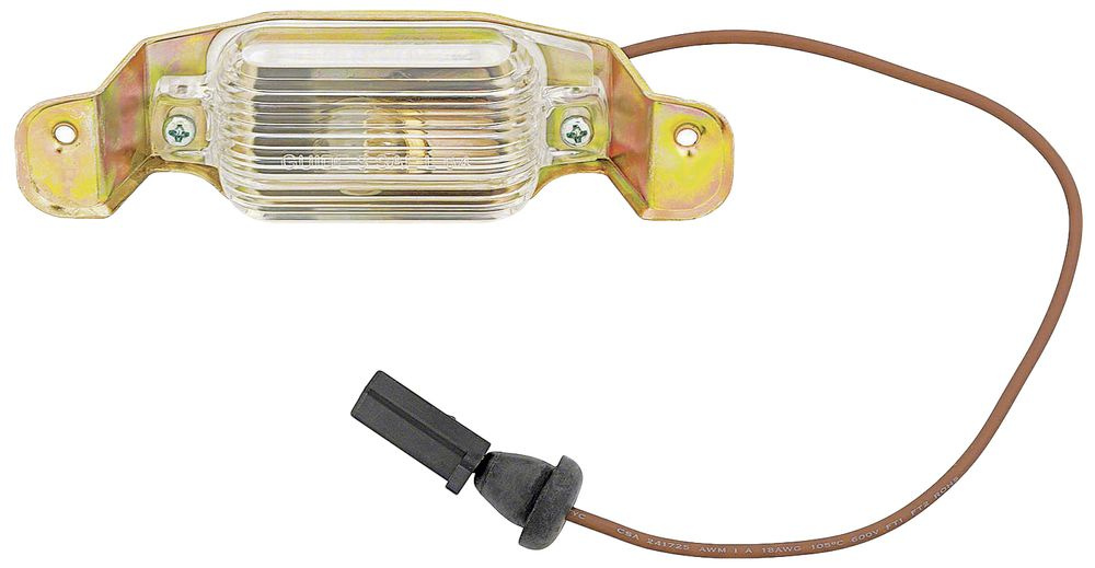 Rear License Lamp Assembly