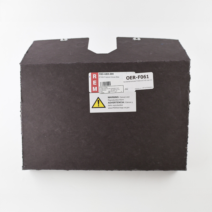 Glove box liner firebird 67-69without AC
