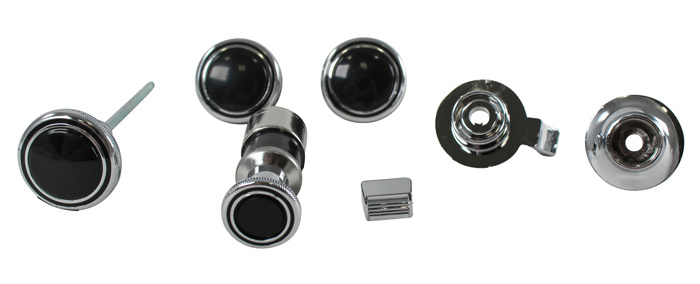 69 Camaro with Mono Radio Dash Knob Set