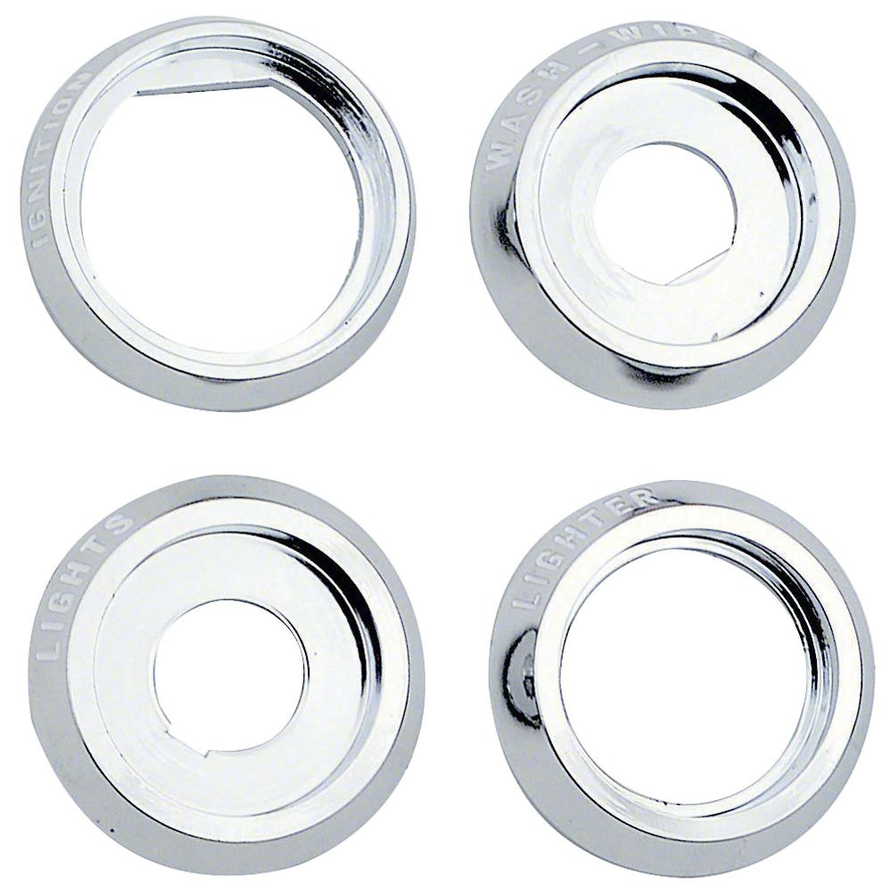 68 Camaro / Firbird Dash Knob Bezel Set