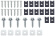 69 Camaro Grill Fastener Kit 40 Pieces