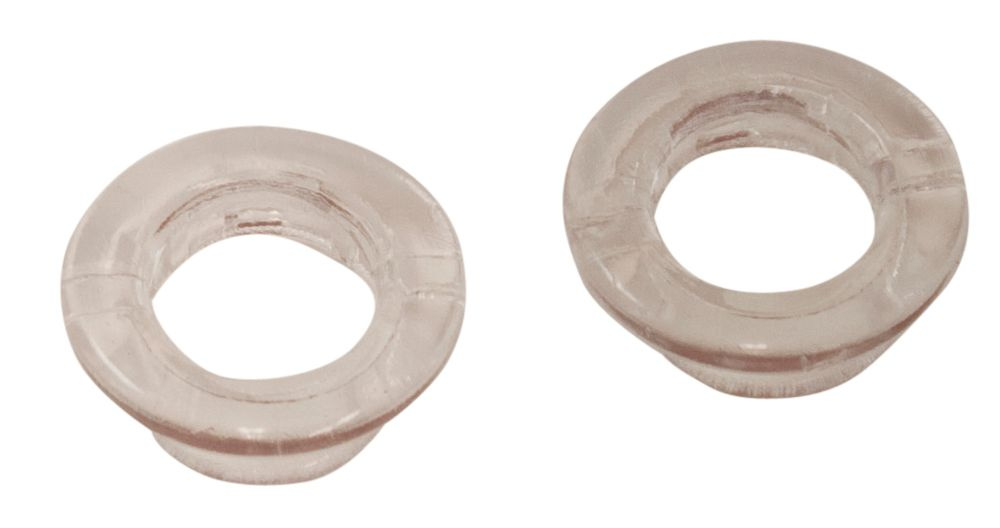 67 Clear Plastic Door Lock Knob Ferrules