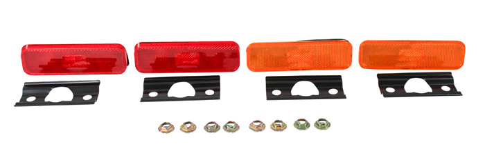 70-73 Camaro Side Marker Lamp Kit (Amber