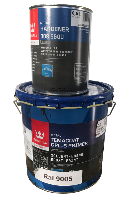 Temacoat Primer RAL 9005 (2,2 liter)
