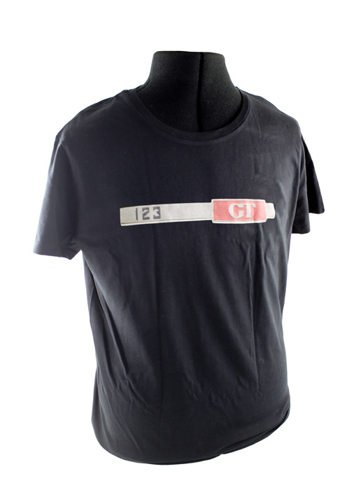 T-shirt schwarz Emblem 123GT